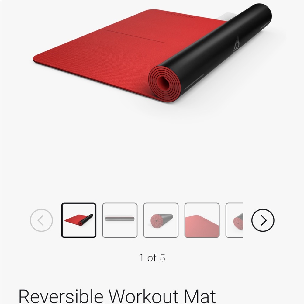 New peloton workout mat
